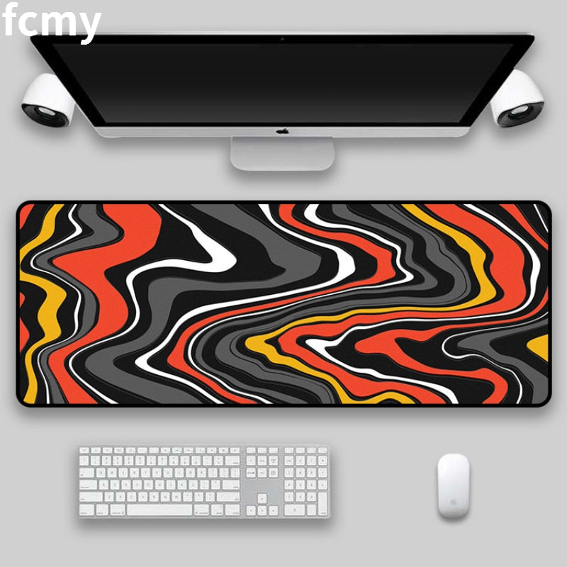 MousePad de Arte Personalizada | Escritório, Gaming | Material emborrachado para mesa de computador